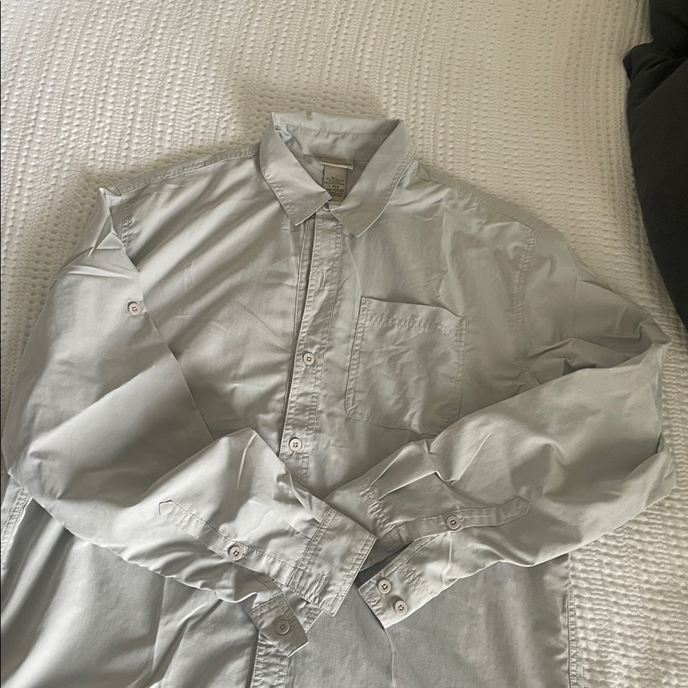 L.L. Bean Light Gray Shirt
